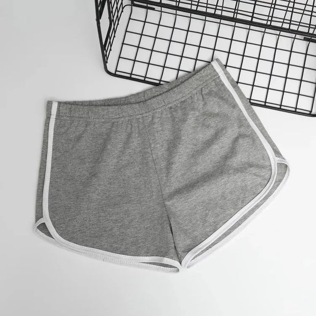 5 PACK-High Waist Drawstring Lounge Shorts Summer Casual Loose Fit Cotton Shorts For Women