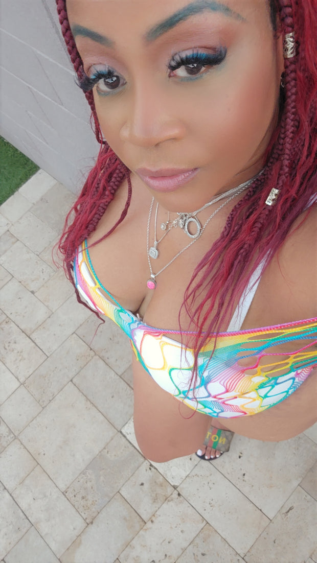 The Let Me Love You Bodysuit Rainbow