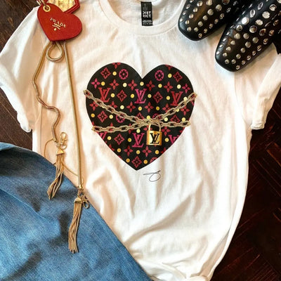 The Heart On Lock Graphic Tee