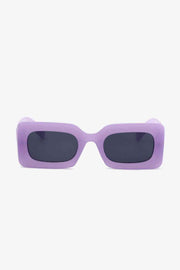 Polycarbonate Frame Rectangle Sunglasses w/ Case Included